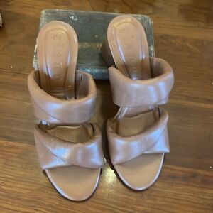 Gianni Bini Brown Women's Heeled Sandals